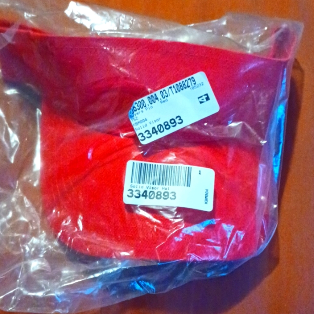Solid Red Visor OSFM (UNISEX)